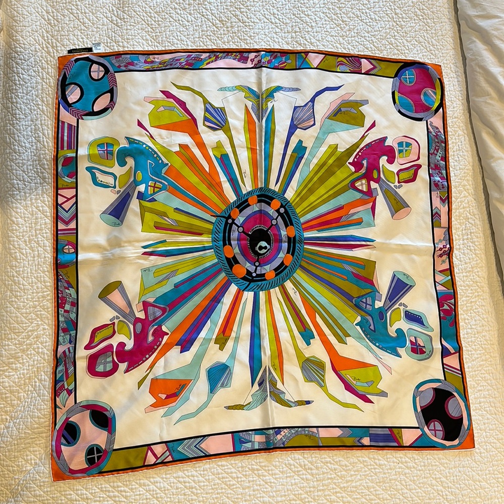 34 inch square Emilio Pucci scarf